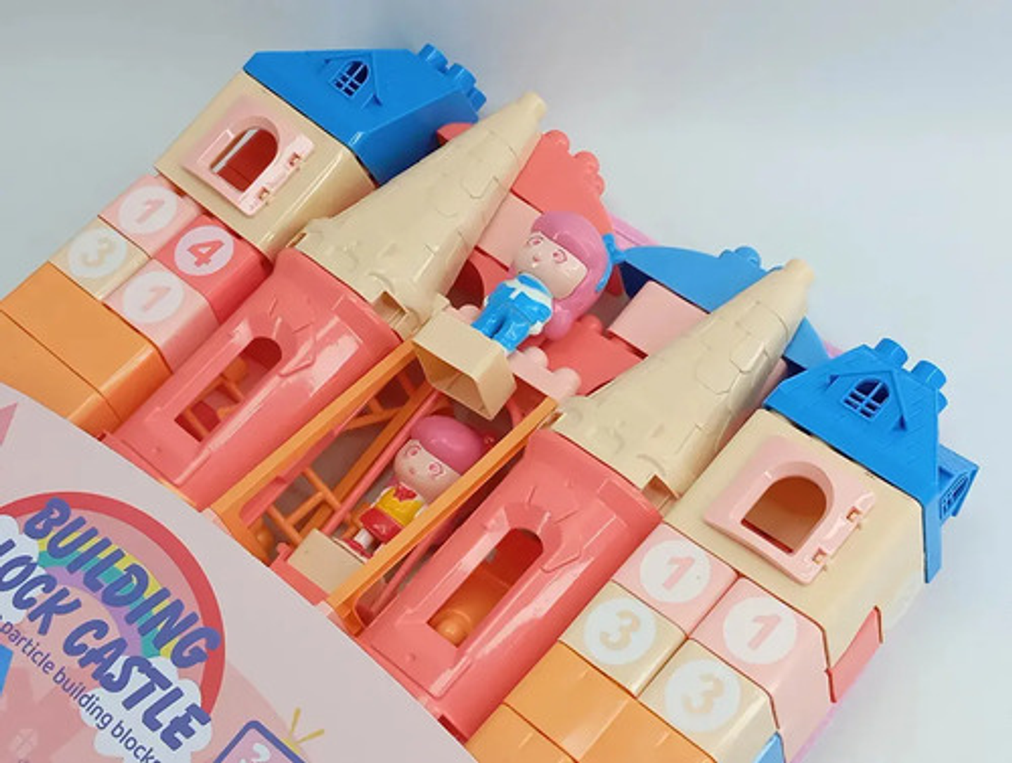 Set De Bloques Castillo Infantil 81 Piezas Con Maletín 3