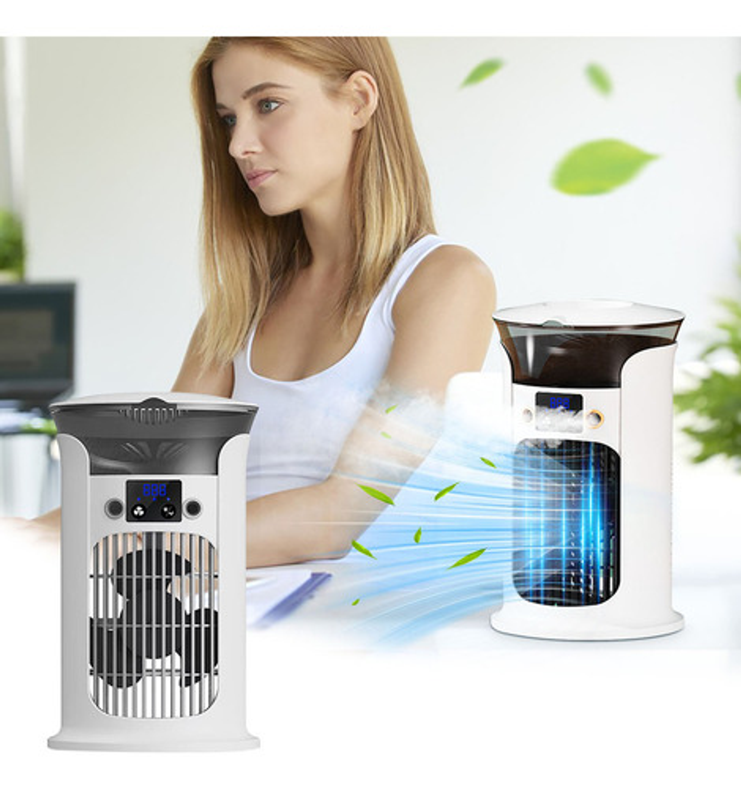 Refrigerador Doméstico Pequeño, Mini Humidificador De Escrit 8