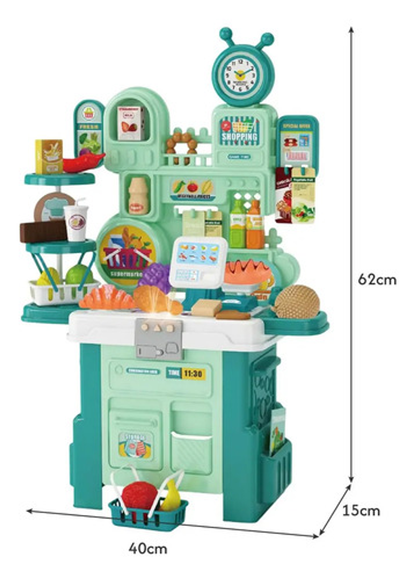 Juego De Cocina Infantil 52 Piezas Con Luz Y Sonido Interact 3