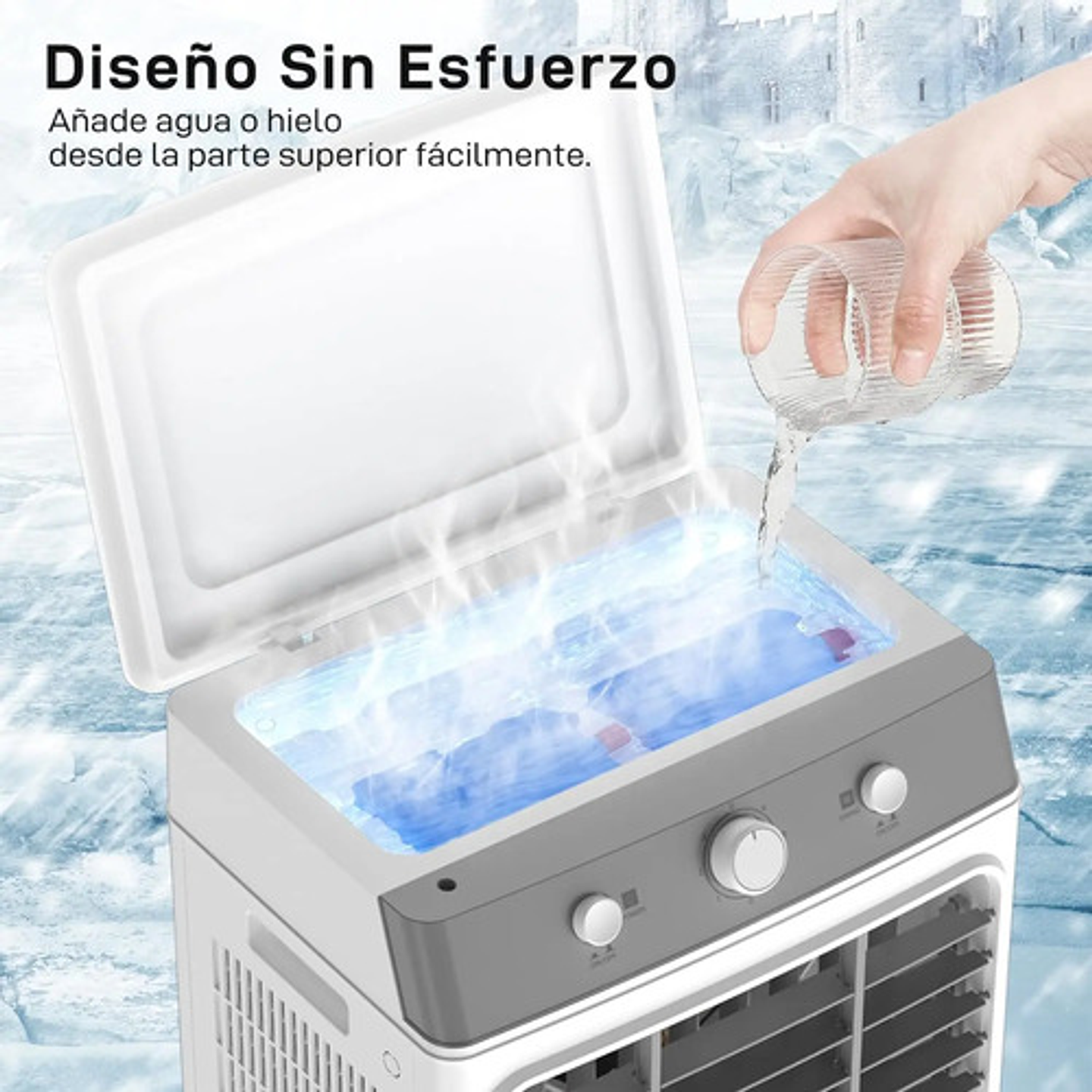 Enfriador Evaporativo De Aire Industrial 5500m2/h 40litros 5