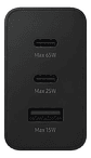 Cargador Carga Super Rápida 65w Usb C + Usb + Negro - Miniatura 3
