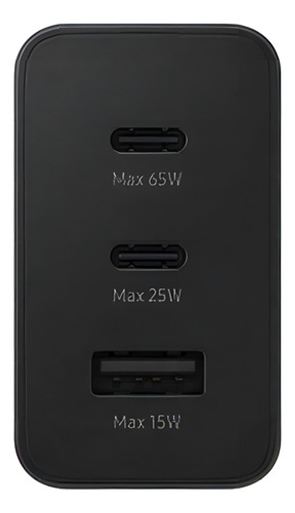 Cargador Carga Super Rápida 65w Usb C + Usb + Negro 3