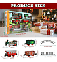Tren Eléctrico Navidad Con Luz Y Sonido Locomotora Pilas - Miniatura 3