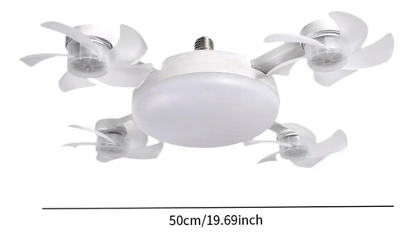 Ventilador Techo Dron 4 Luces Led 20  Control Inteligente 2