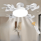 Ventilador Techo Dron 4 Luces Led 20  Control Inteligente - Miniatura 6