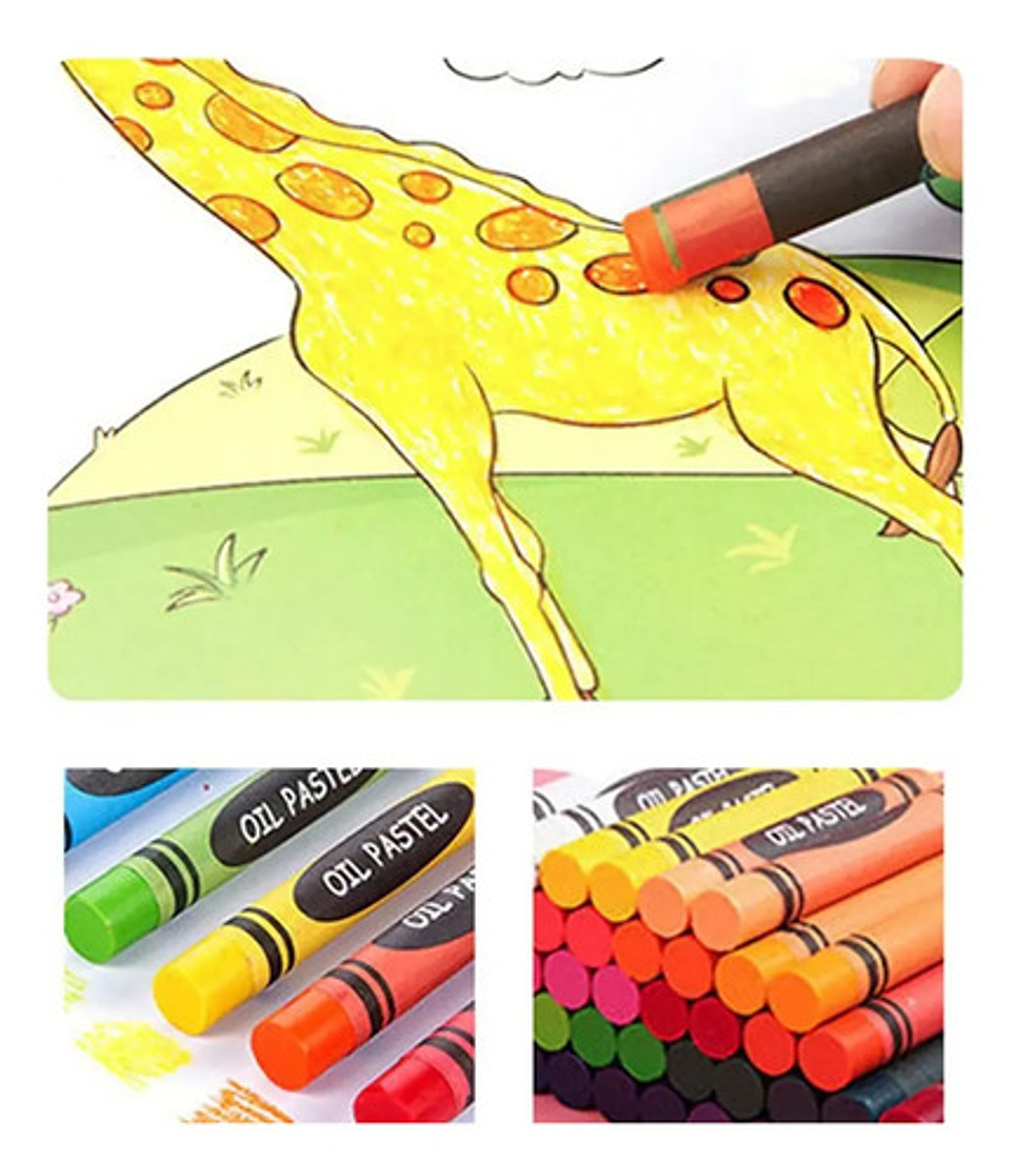 Maletín De Arte Infantil 208 Piezas Con Caballete Y Accesori 7