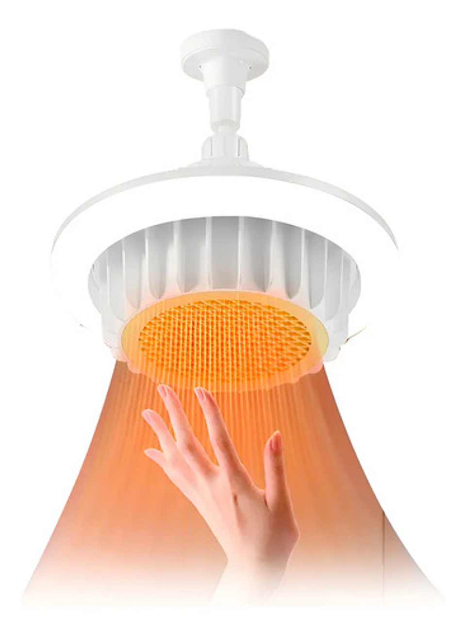 Lámpara Calefacción E27 Aire Caliente Con Control Remoto 1