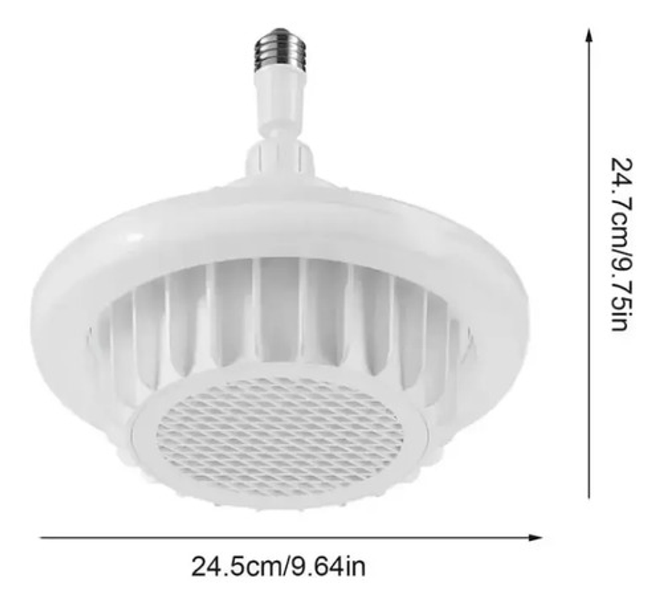 Lámpara Calefacción E27 Aire Caliente Con Control Remoto 5