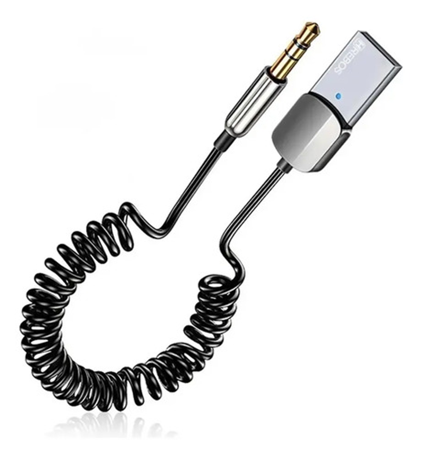 Adaptador Receptor Bluetooth 5.3 Para Auto Con Aux 3.5mm Y Usb Vidvie Cb502 1
