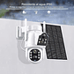 Cámara Solar Exteriores  Fhd Inalámbrica Dual Lente 360grado - Miniatura 3