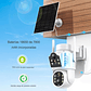 Cámara Solar Exteriores  Fhd Inalámbrica Dual Lente 360grado - Miniatura 8