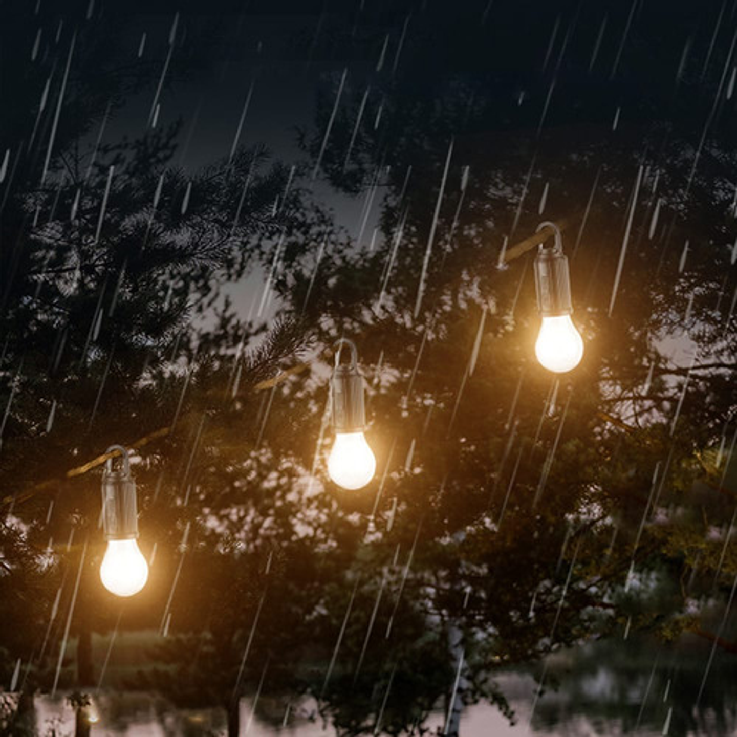 X4 Lampara Solar Usb Camping Ampolleta Led Recargable Negro 7