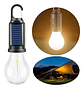 X4 Lampara Solar Usb Camping Ampolleta Led Recargable Negro - Miniatura 10