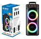Parlante Bluetooth 8 Pulgadas Bt8217 Luces Led Karaoke Negro - Miniatura 1