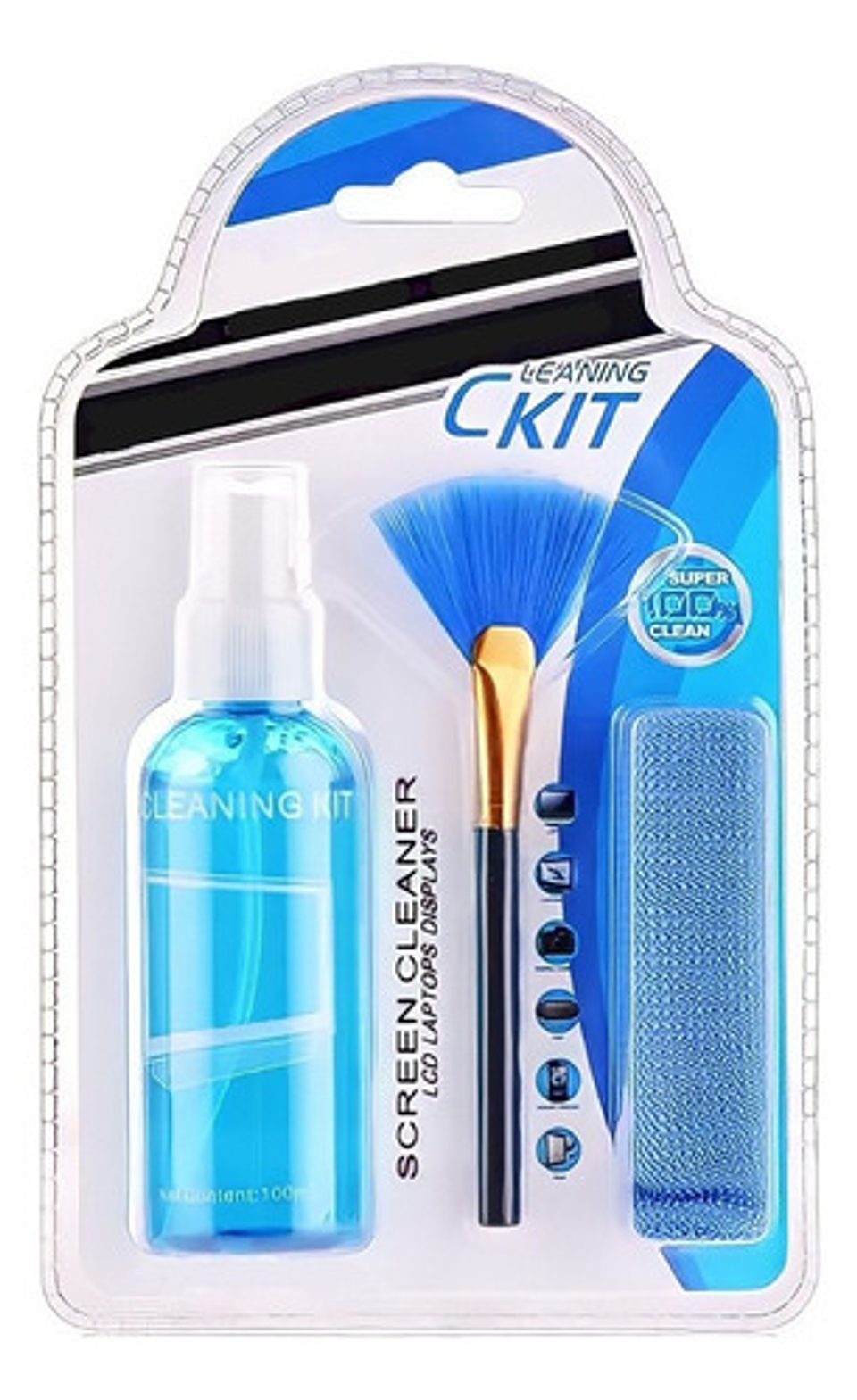 Set Limpiador Pantalla Para Macbook Monitor Tv Sin Alcohol 1