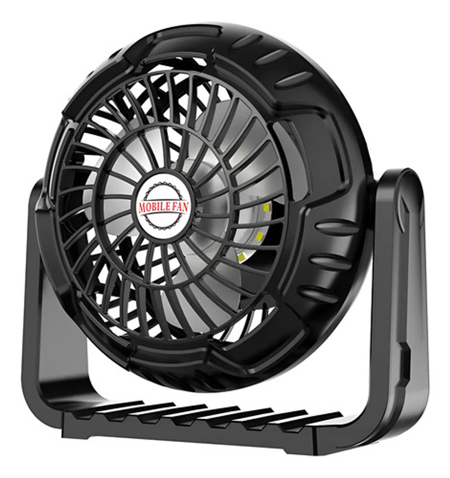 Mini Ventilador Portátil Luz Led Camping Aire Ajustable 1