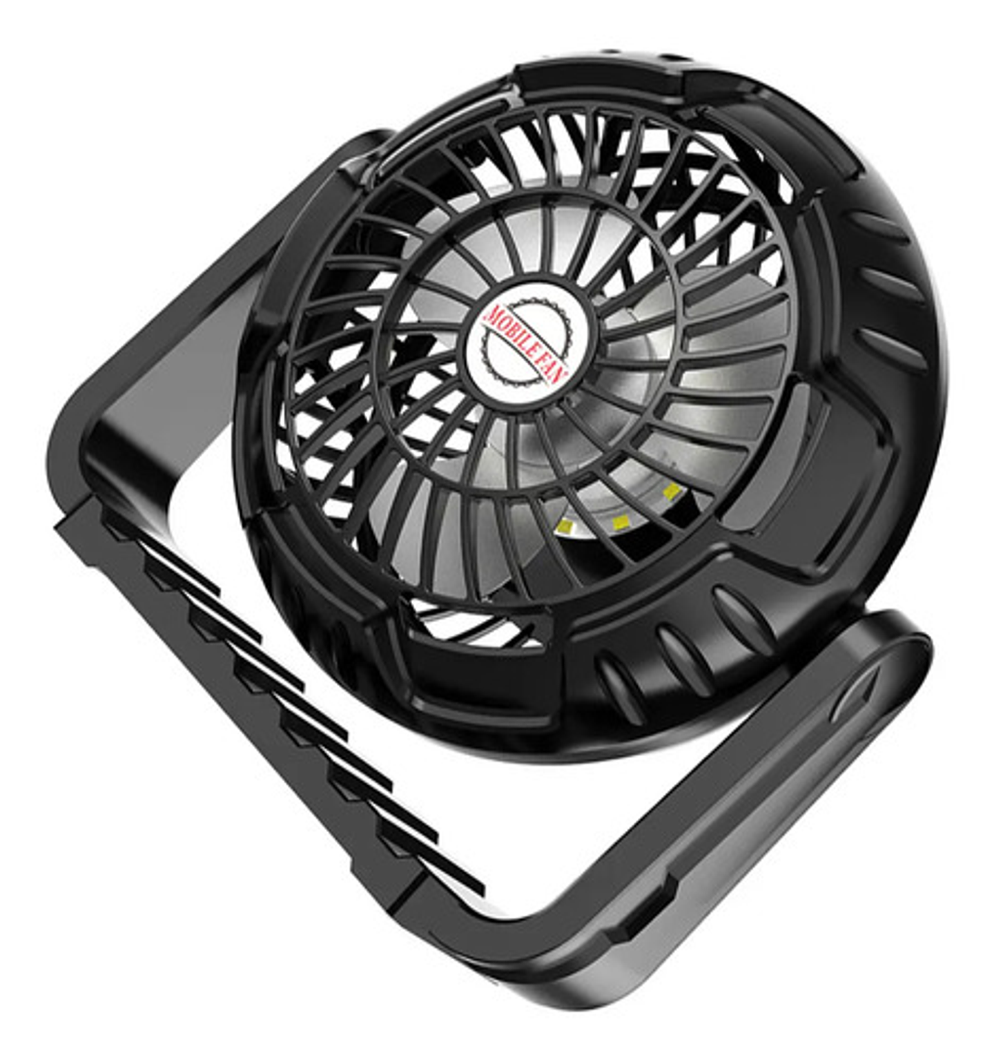 Mini Ventilador Portátil Luz Led Camping Aire Ajustable 4