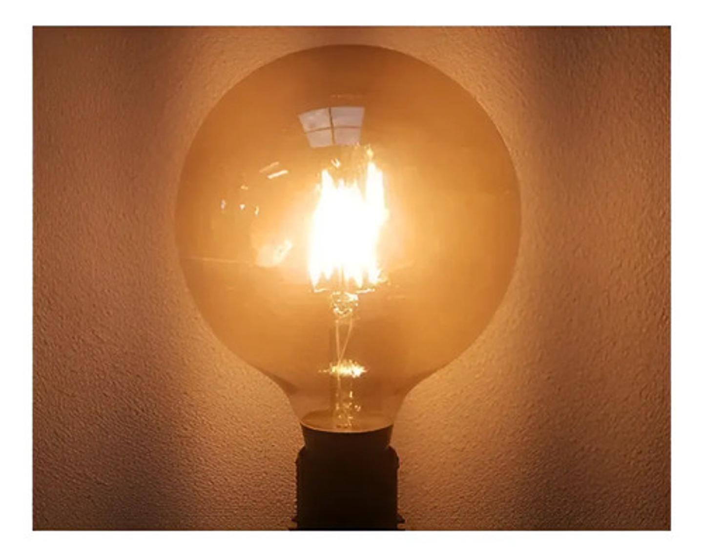 Ampolleta Led G80 Globo Vintage Filamento Retro 8w E27 2700k 8