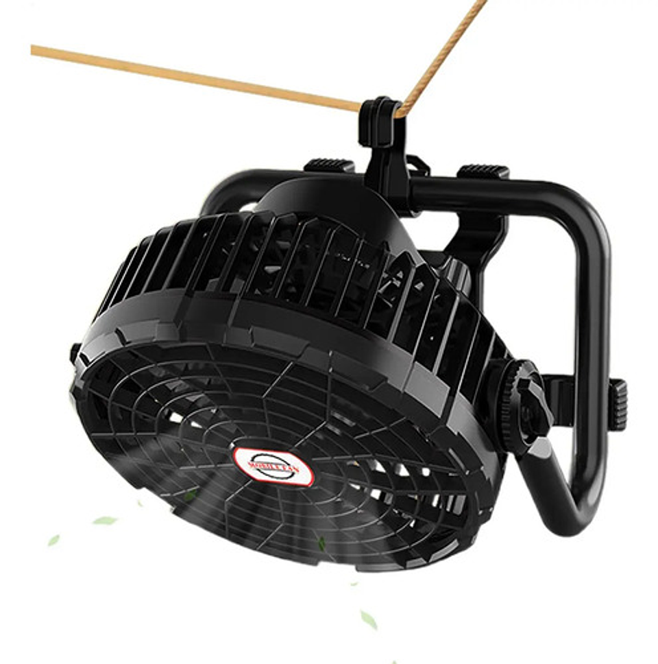 Ventilador Escritorio Inalámbrico Led Usb Camping 4400mah 2