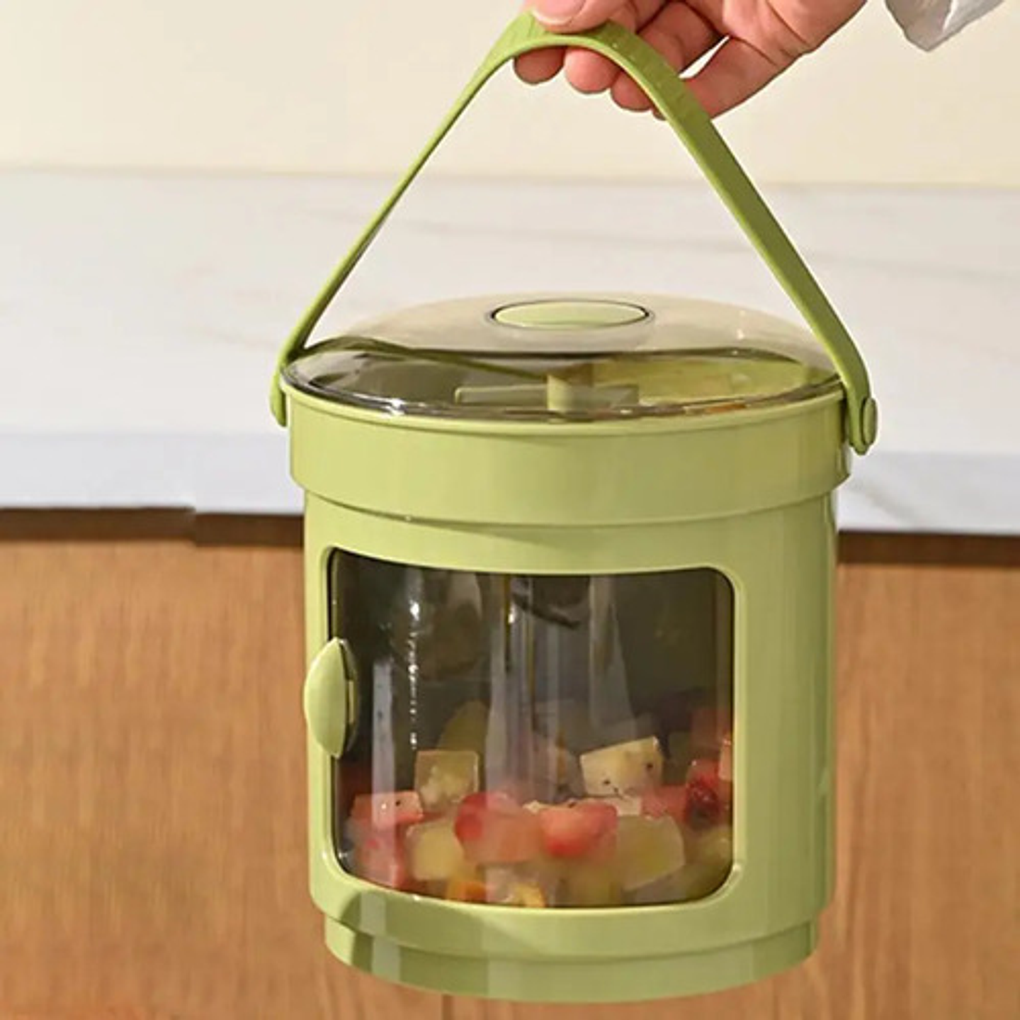 Bandejas Hielo Con Tapa Y Contenedor 36 Cubos Congelador 6