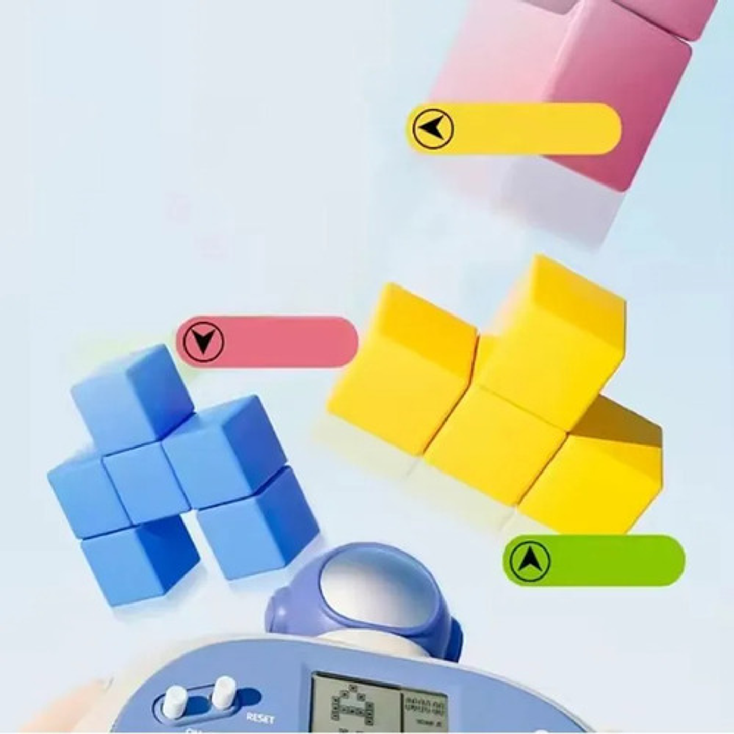 Consola Portátil Infantil Tetris Clásico Animalitos 4