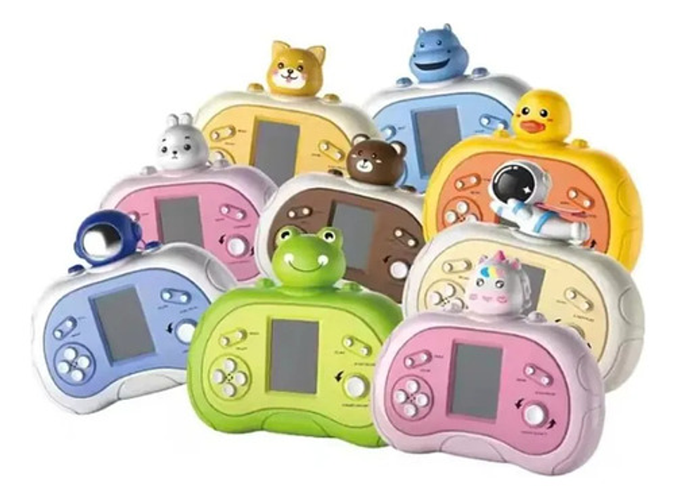 Consola Portátil Infantil Tetris Clásico Animalitos 6
