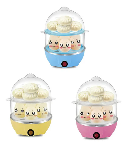Máquina Hervidor Cocedor Huevos Vapor 14 Huevos Doble Capa