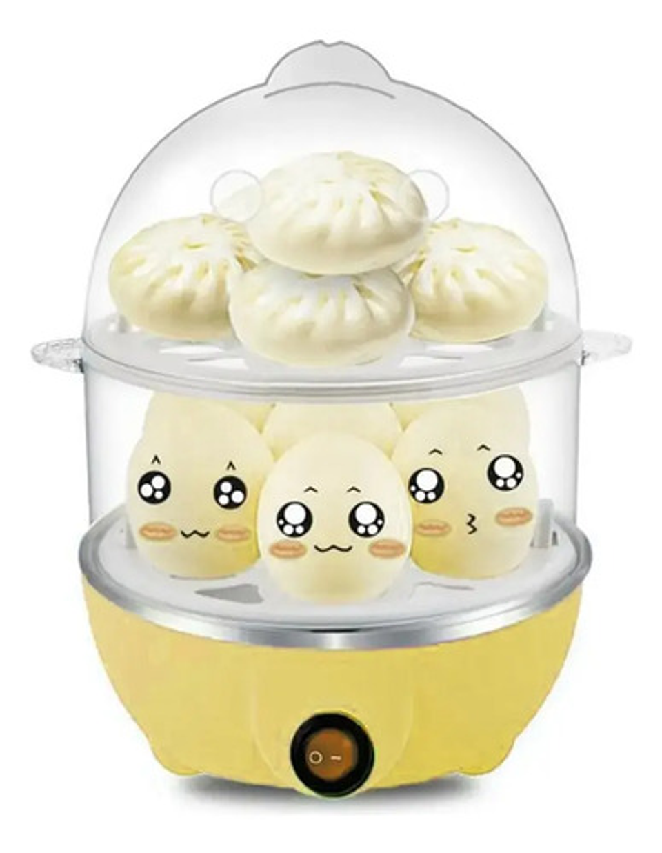 Máquina Hervidor Cocedor Huevos Vapor 14 Huevos Doble Capa 2