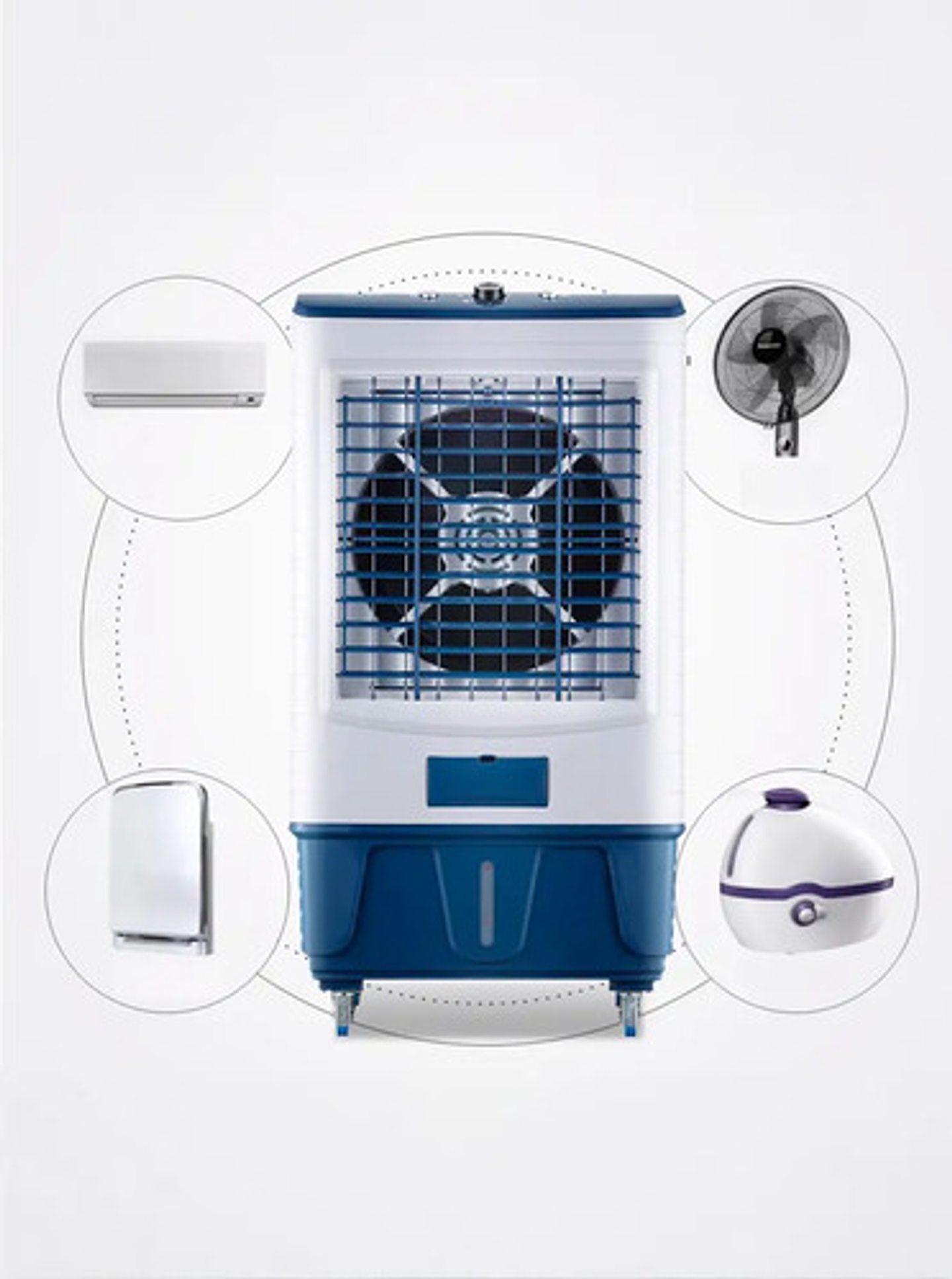 Aire Acondicionado Industrial Enfriador Agua Portátil Evapo 3