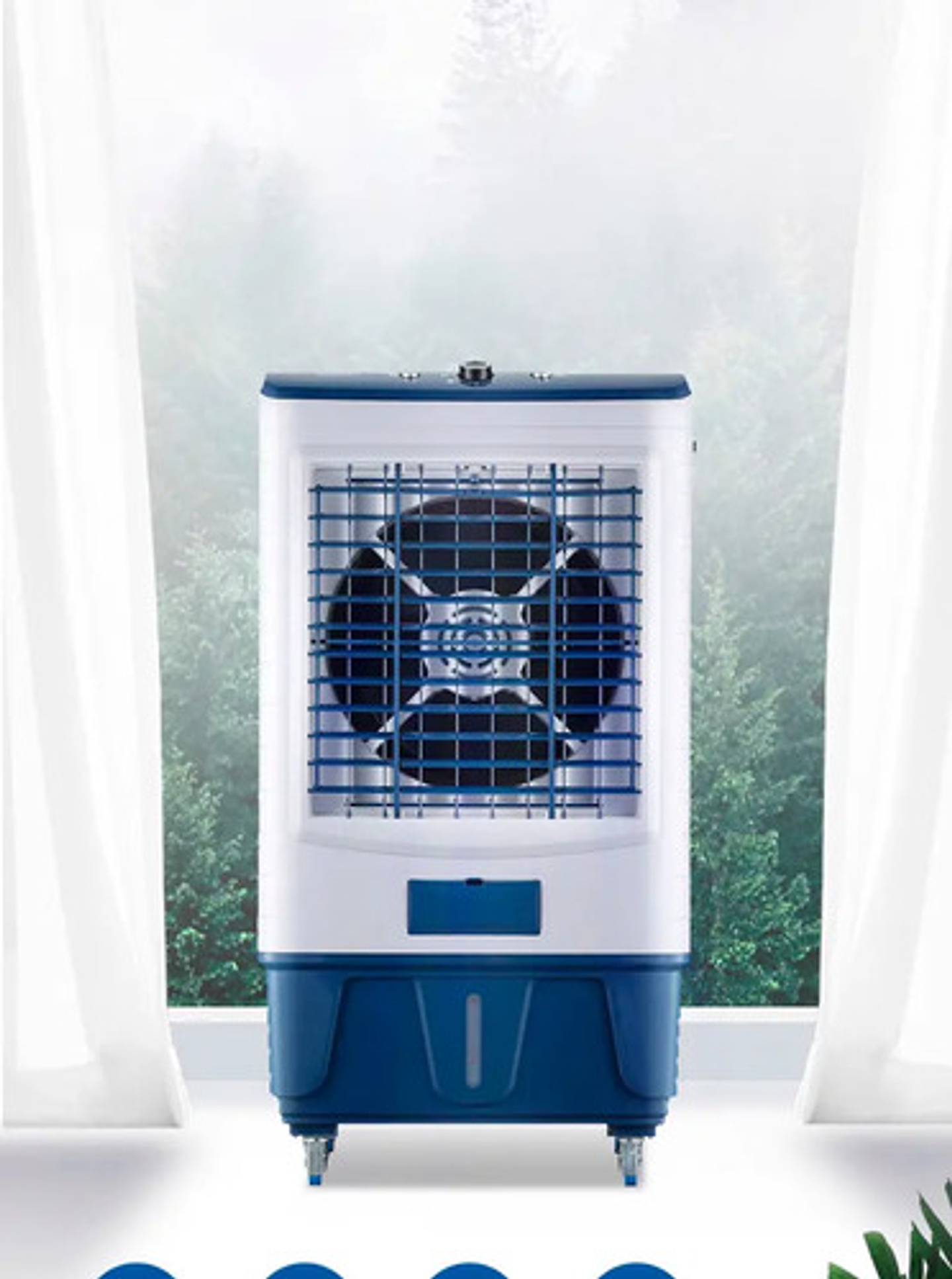 Aire Acondicionado Industrial Enfriador Agua Portátil Evapo 4