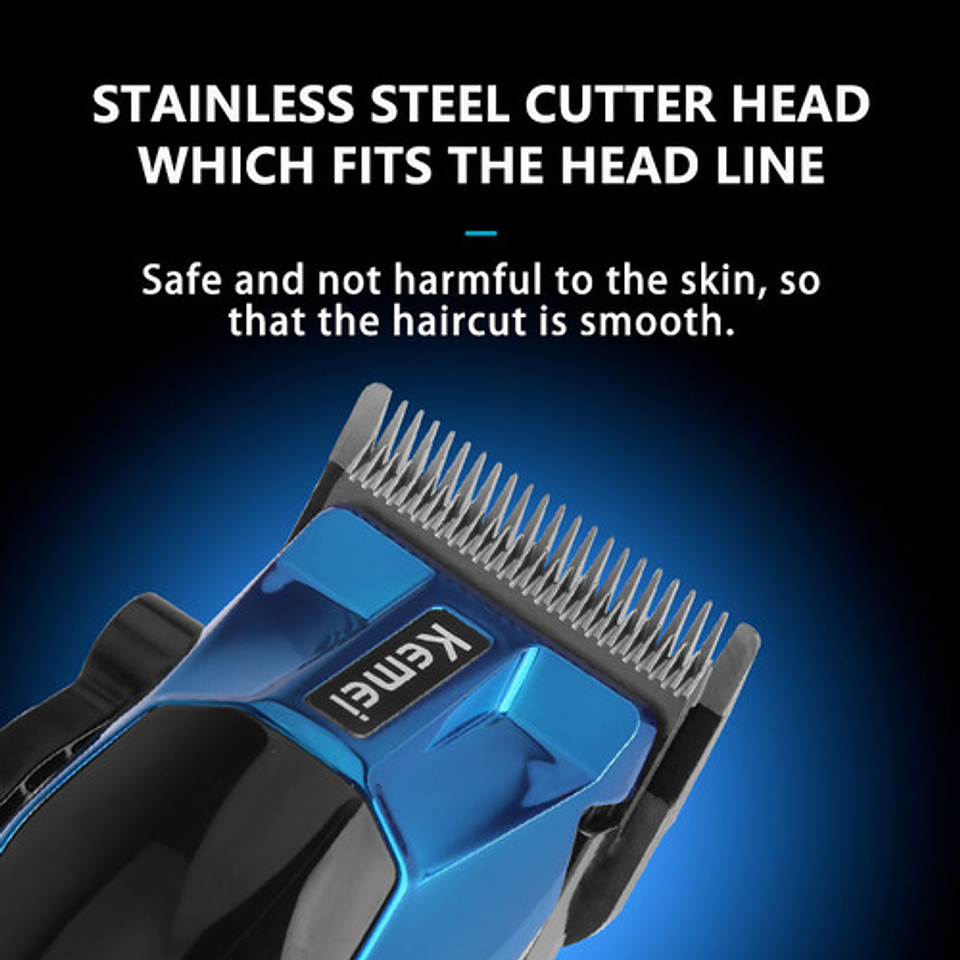 Máquina Afeitar Kemei Recargable 5 En 1 Profesional 4