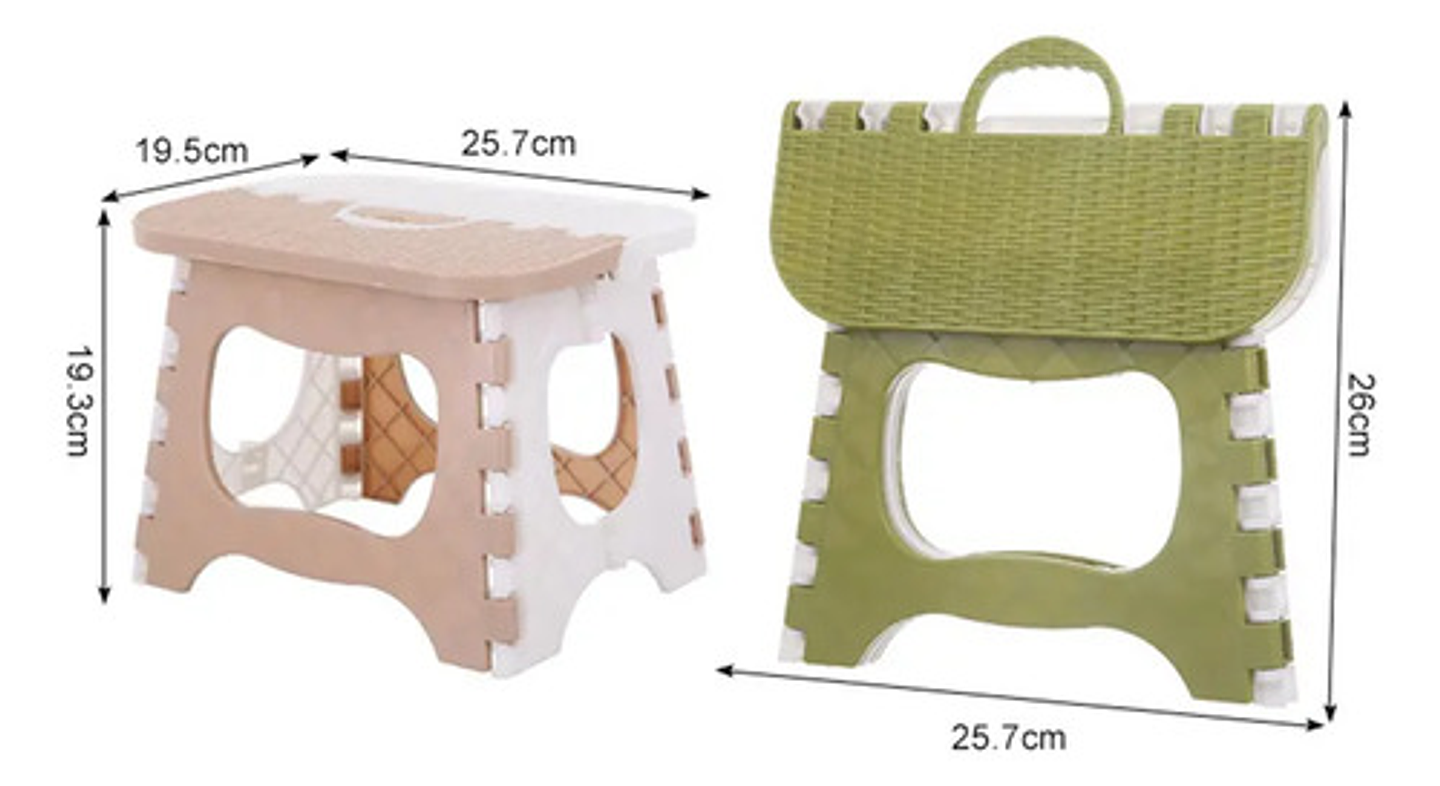 Taburete Plegable De Plástico Para Espesar, Silla Portátil P 4