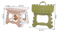 Taburete Plegable De Plástico Para Espesar, Silla Portátil P - Miniatura 4