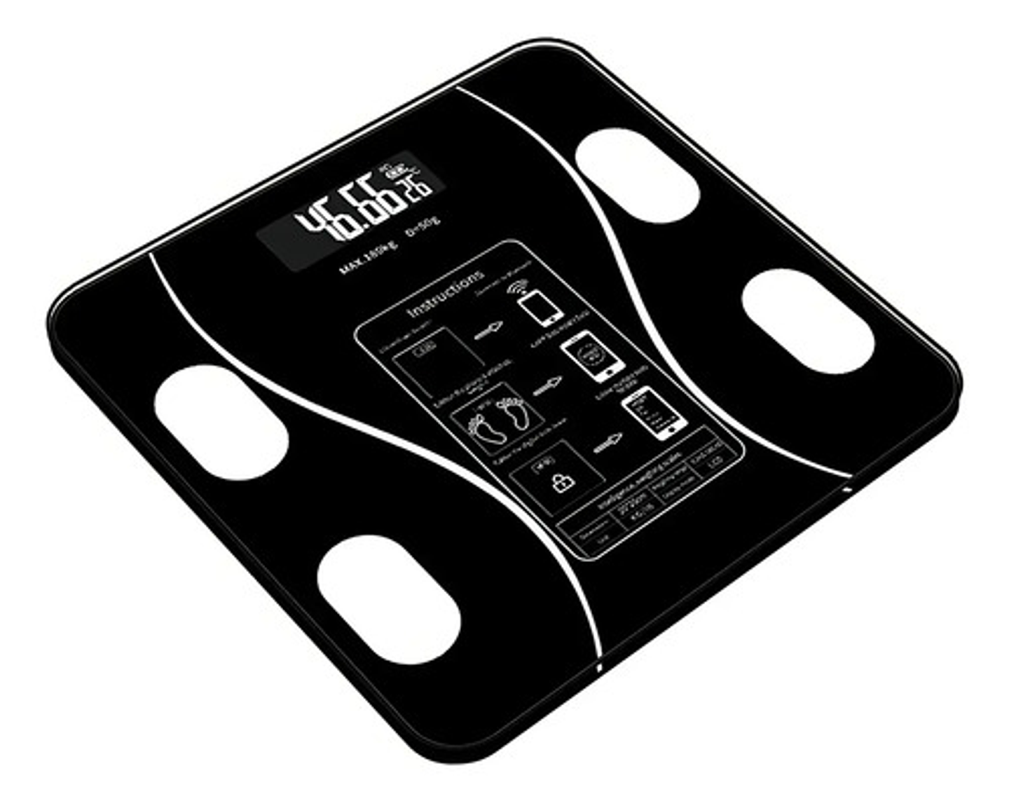 Báscula Inteligente De Bioimpedancia Digital Bluetooth 1