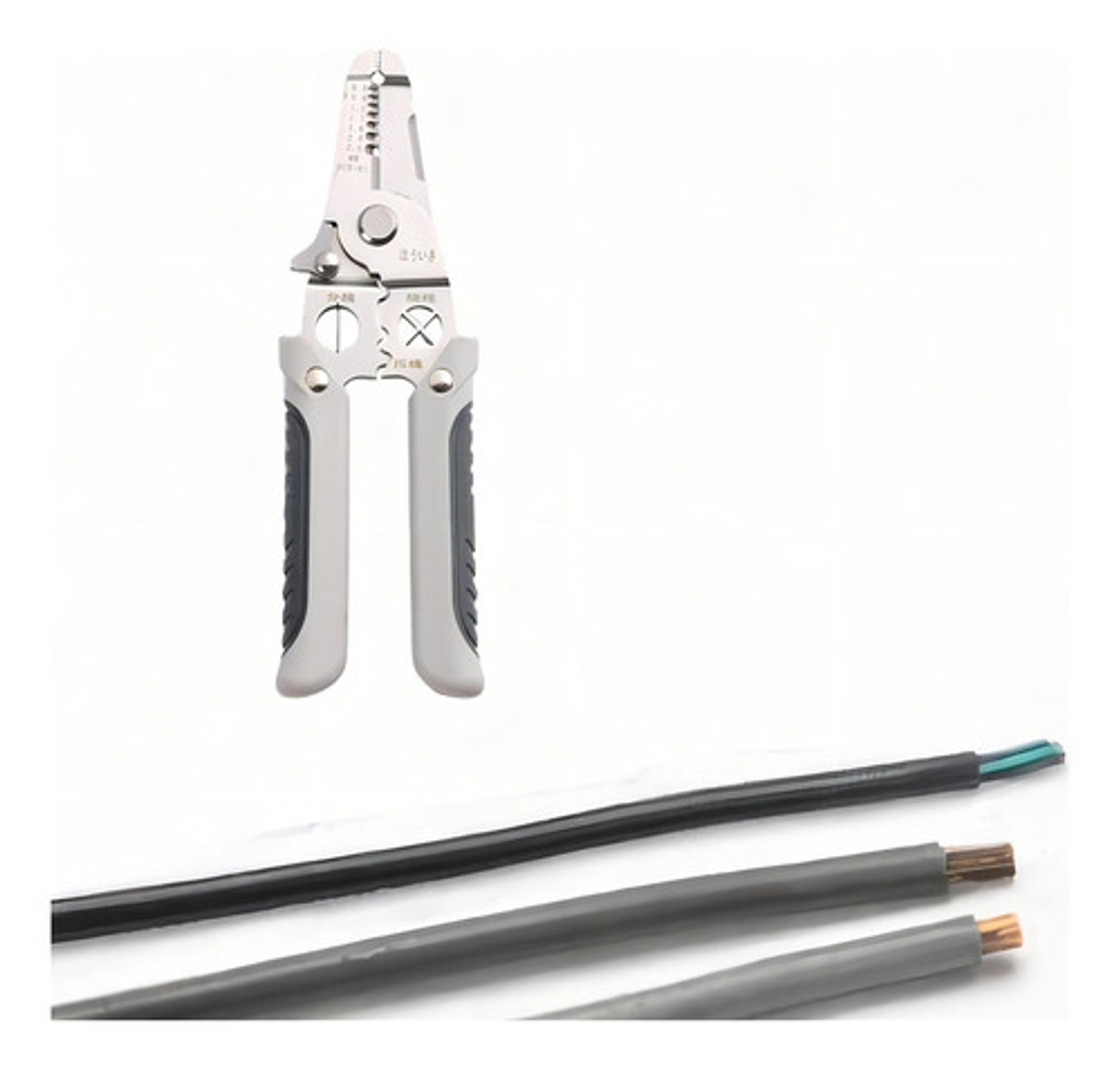 Alicates Pelacables Multifuncional Tijera Para Electricista 5