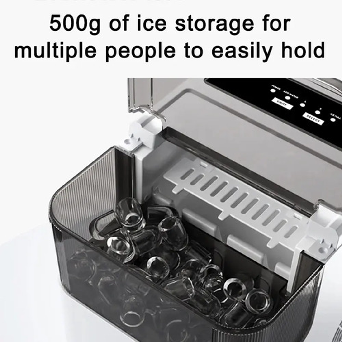 Máquina De Hielo Automática 1.4l Mini Cubitos Encimera 6