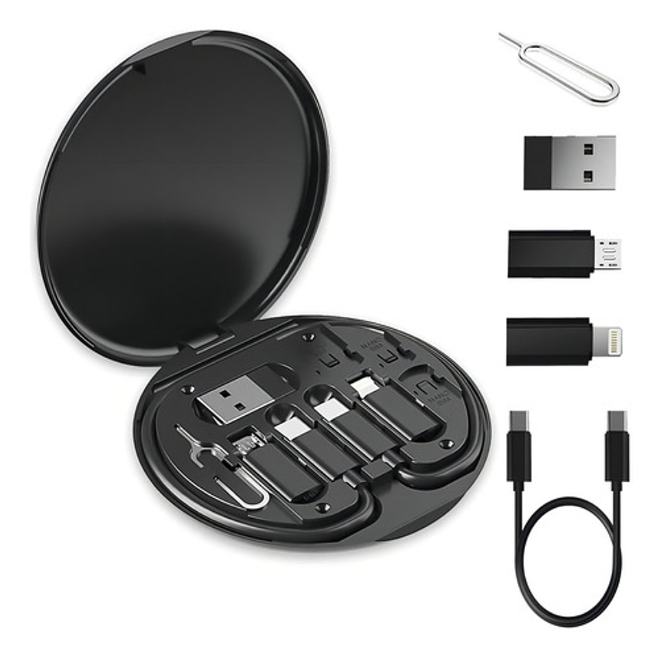Cable Usb Otg 6 En 1 Tipo C + 3 Adaptadores, Carga Y Datos 1