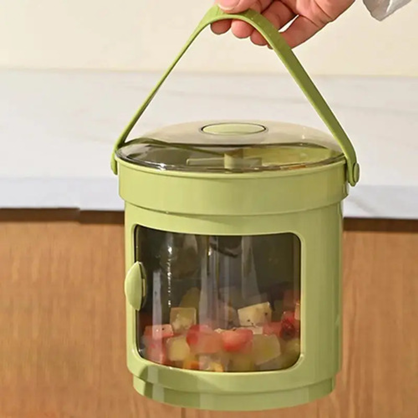 Bandejas Hielo Con Tapa Y Contenedor 36 Cubos Congelador 6