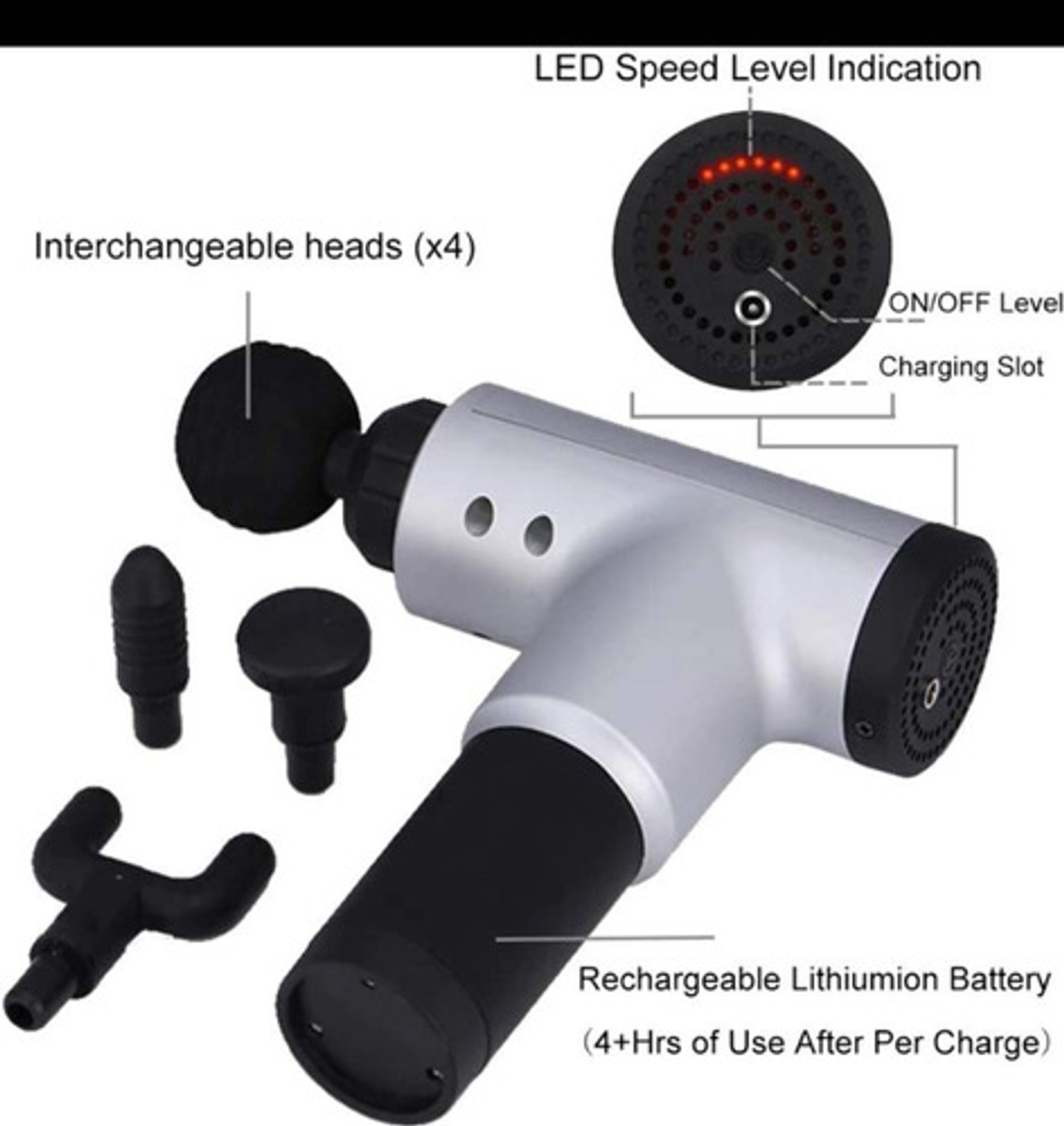 Masajeador Profesional/ Estres/dolores Músculares 4