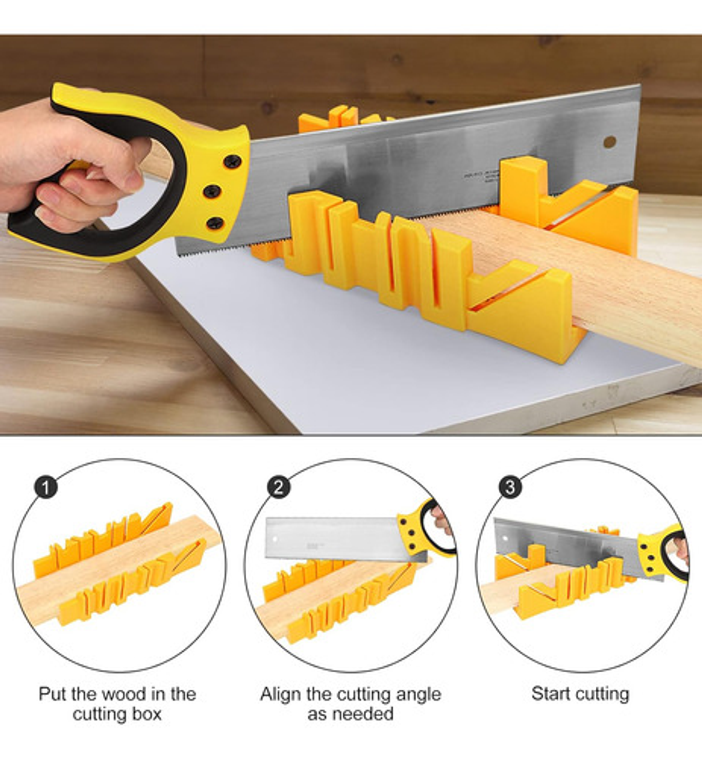 Caja Inglete Serrucho Base 12 PuLG 300mm Ingleteadora 8