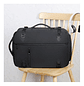 Mochila Viaje Puou Negro Impermeable Expandible 40l Porta Laptop 16  Liso - Miniatura 6