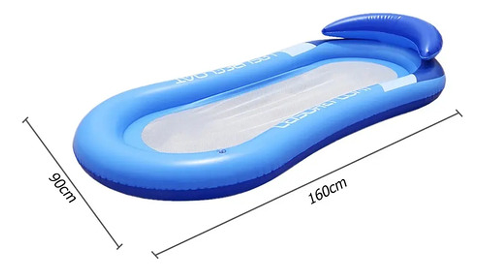 Colchón Reclinable Inflable Para Piscina Tumbona Flotante 6