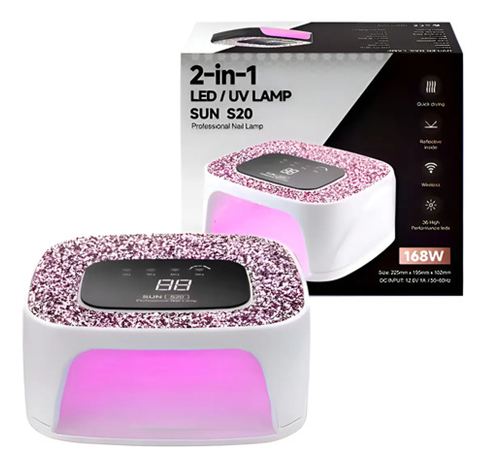 Lámpara Uv Led 268w Secado Uñas Gel Profesional Thek 1