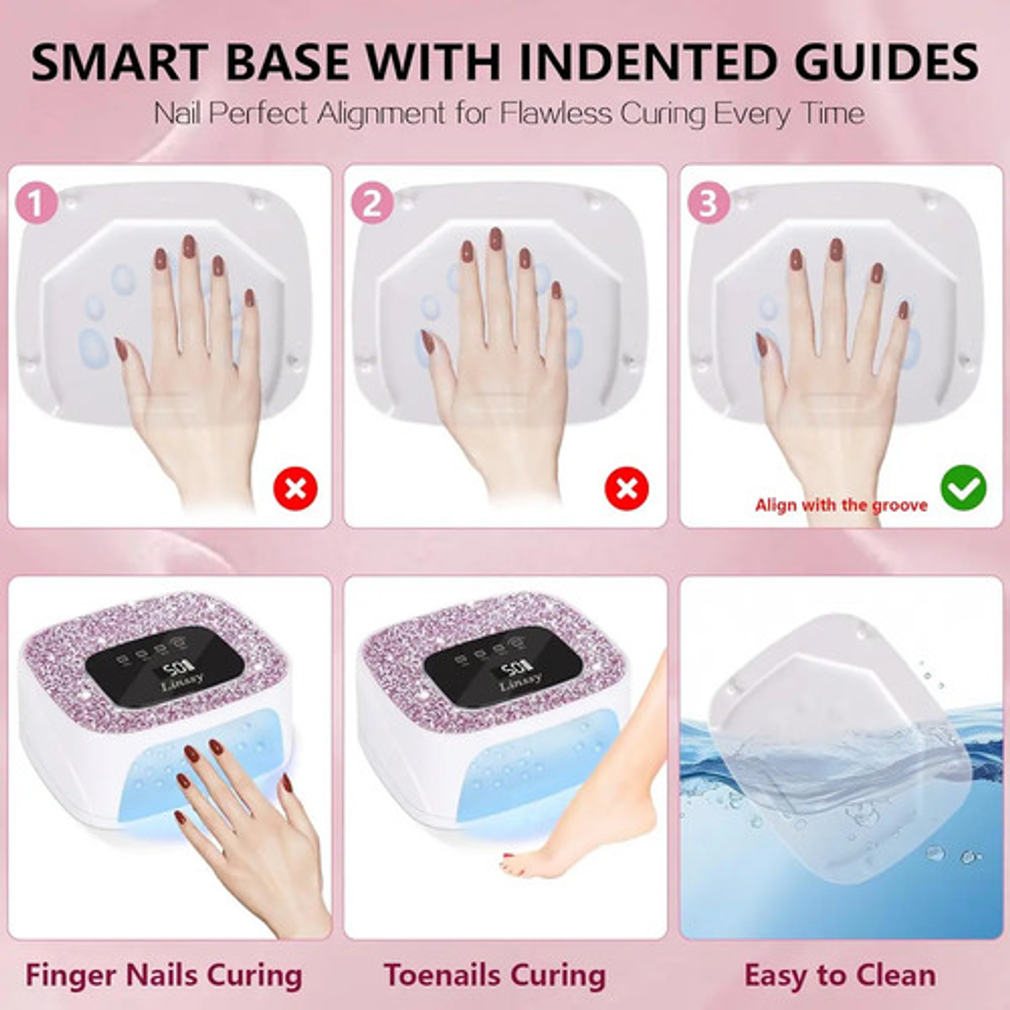 Lámpara Uv Led 268w Secado Uñas Gel Profesional Thek 5