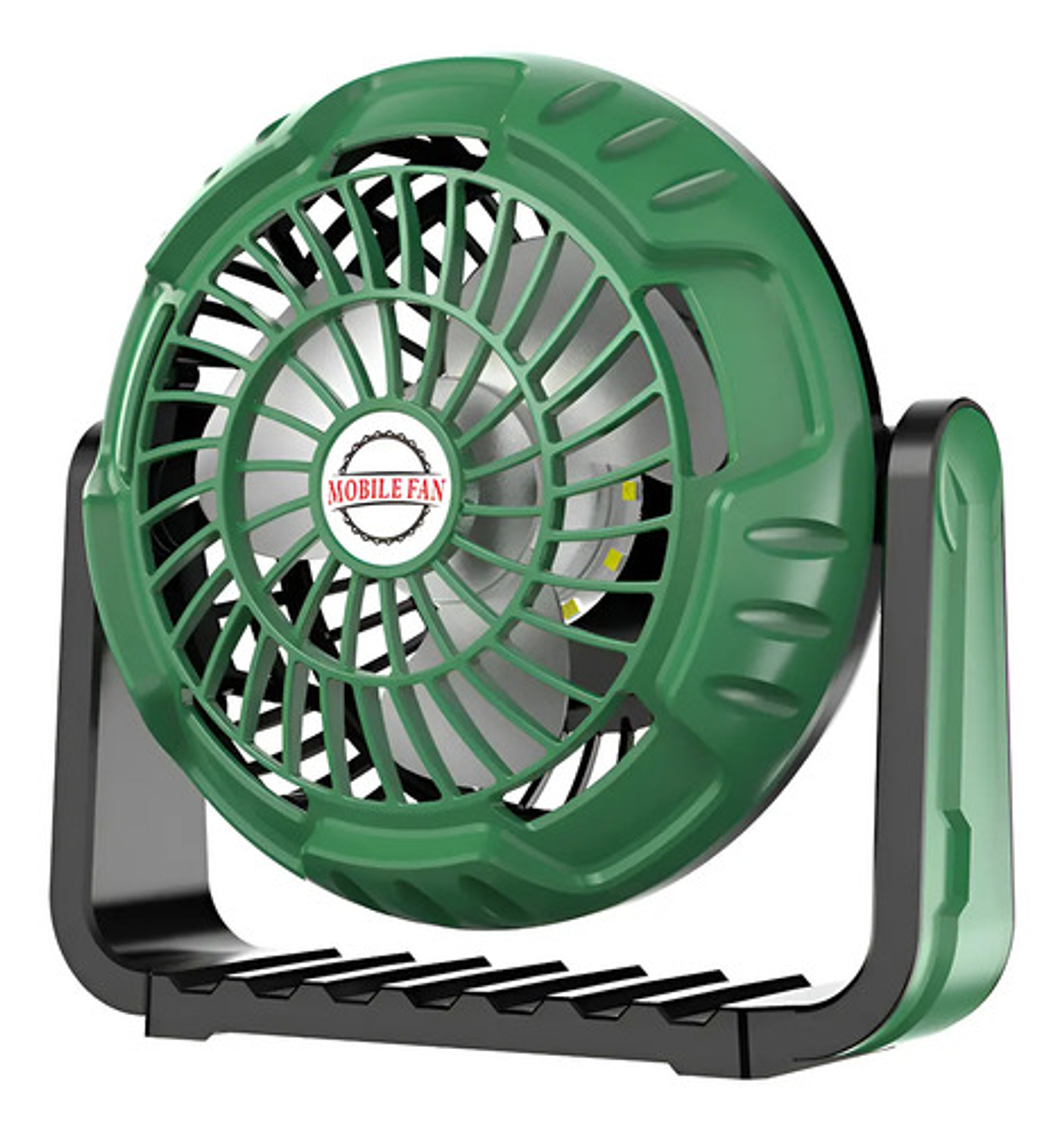 Mini Ventilador Portátil Luz Led Camping Aire Ajustable 1