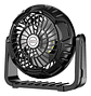 Mini Ventilador Portátil Luz Led Camping Aire Ajustable - Miniatura 4
