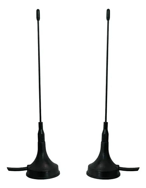 Pack 2 Antenas Tv Digitales Anthd Uhf/vhf Hdtv Coaxiales Interno/externo