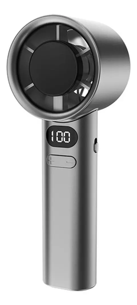 Ventilador De Mano Usb Thek M11usb120 Portátil Turbo Alta Velocidad Plateado
