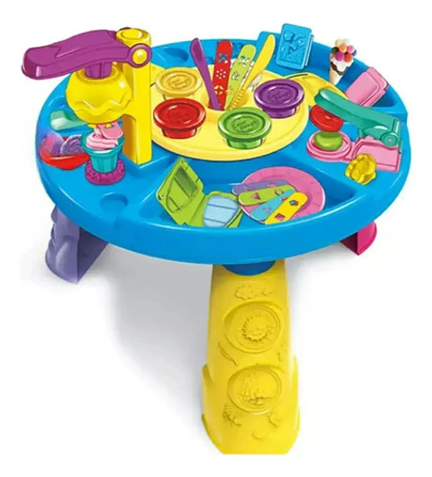 Juguete Mesa Didactica Con Accesorios Plasticina Infantil