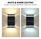 Foco Aplique Solar Led Exterior Thek Luz Cálida Ip65 Para Pared Negro - Miniatura 4